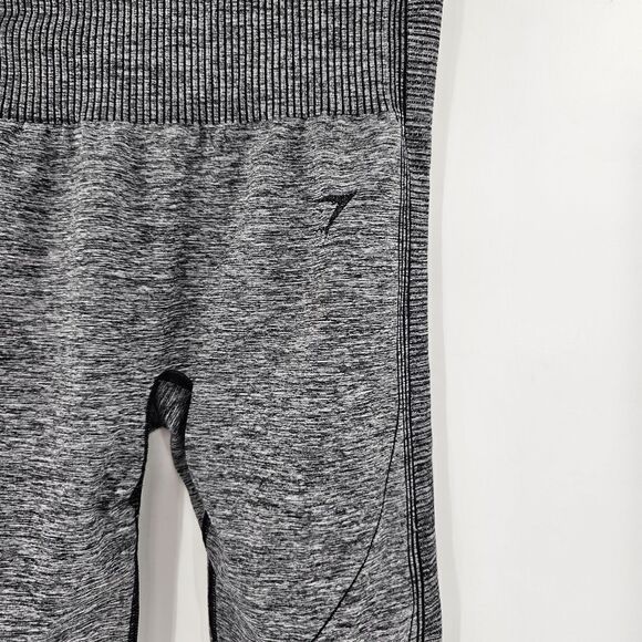 Gymshark hyper amplify heathered black gray leggings medium booty contour - Picture 4 of 4